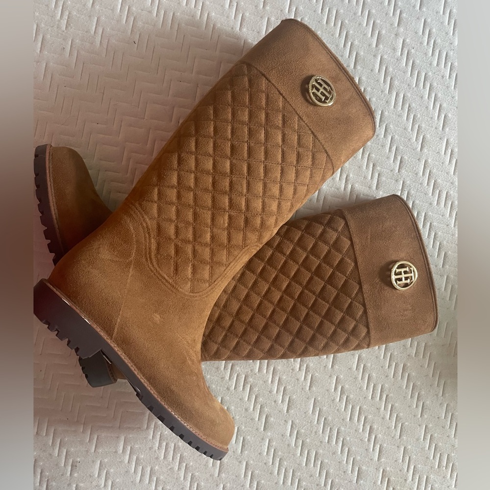 Quilted suede Tommy Hilfiger Boots